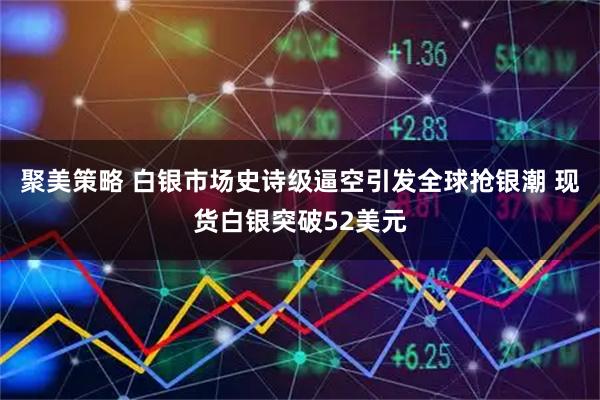 聚美策略 白银市场史诗级逼空引发全球抢银潮 现货白银突破52美元